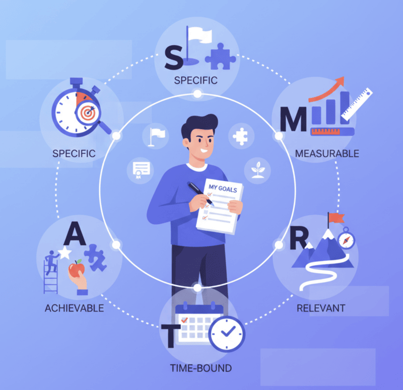 SMART goal framework for self-leadership